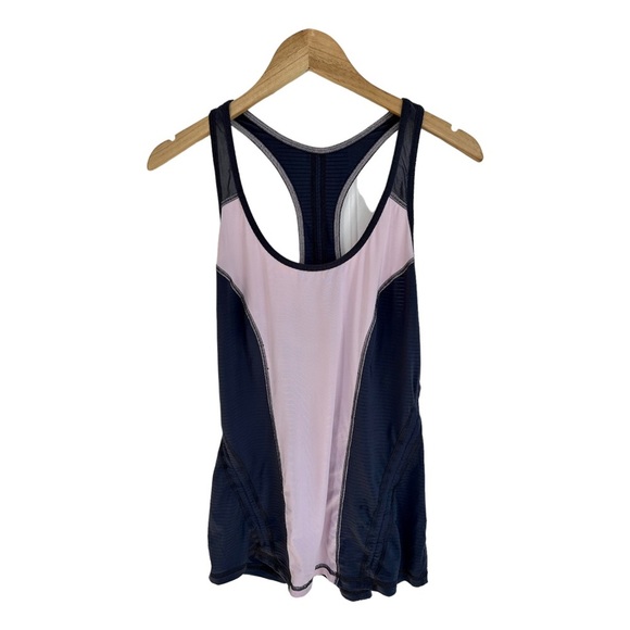 Zella Run Ruched Racerback Tank Top Adjustable Ruching Size Large - Picture 9 of 16